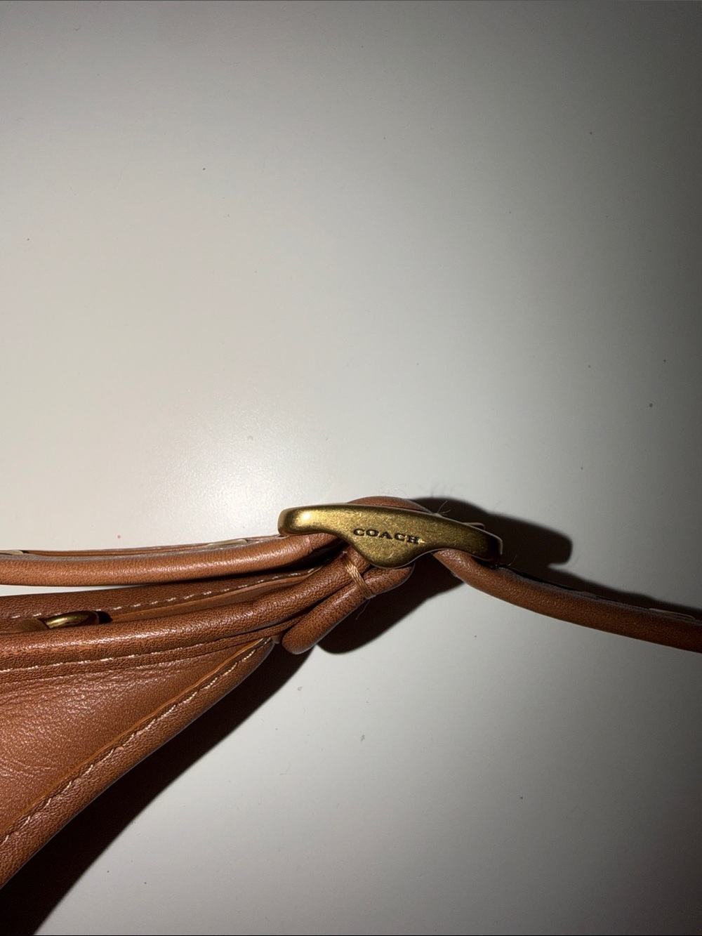 Coach Women’s Ergo Leather Buckle Shoulder Bag - Picture 9 of 9